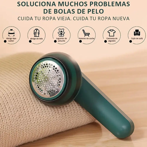 Quita Pelusas para Ropa Recargable